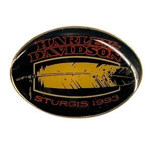 90s Harley Davidson Sturgis 1993 lapel pin 1990s vintage